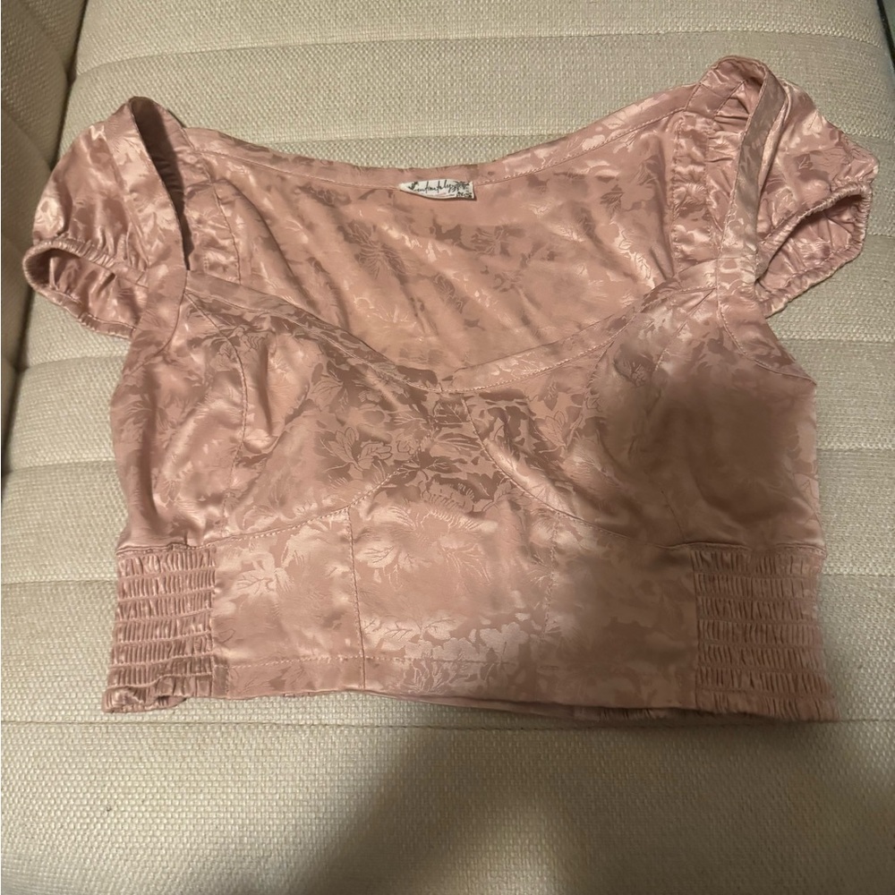 Cropped Pink Women's Top